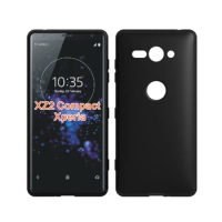 black matte Skid-proof Soft TPU Silicone Case Cover for Sony Xperia XZ2 Compact