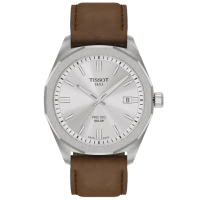 【TISSOT 天梭 官方授權】PRC 100系列 12邊形錶圈 時尚太陽能腕錶 禮物 推薦(T1514221603100)