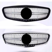 Body Kit Front Radiator Grille for Mercedes Benz C-Class 2015-2021 Net Grill Car Accessories