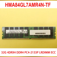 1PCS 32GB 32G 4DRX4 DDR4 PC4-2133P LRDIMM ECC For SK Hynix Memory RAM HMA84GL7AMR4N-TF