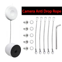 Camera Anti Drop Rope For Google Nest Cam Battery Outdoor Indoor Anti Drop Safety Chain For Arlo Pro 3 Pro 4/Arlo Ultra/Ultra 2