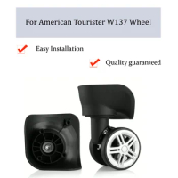 For American Tourister W137 Universal Wheel Trolley Case Wheel Replacement Luggage Maintenance Pulley Sliding Casters Slient