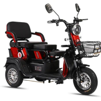 600W Electric Tricycles New Leisure Three-wheeler Mini Detachable Battery Electric Motorcycle Scooter Adult custom