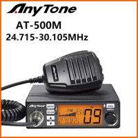 AnyTone AT-500M 4W CB Radio AM FM VOX 12V Mobile Radio 10 Meter Radio 27MHz CTCSS/DCS Code 40CH cb radio
