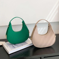 Handbag, Simple Design, Made of Crocodile Leather, Wallet, Underarm Bag, Shoulder Bag, Pronon
