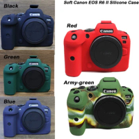 Camera Case EOS R6 II Silicone Case For Canon EOS R6 Mark II 2 EOS R6 II