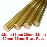 Brass Rod Bar 15mm 18mm 20mm 25mm 30mm Round Rod Blank Scales Blade Length 200mm