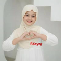 Faeyza Alwa - Jilbab Instan Bergo Huma Jisso Mleyot Hijab Bergo Anak 5-12 Tahun