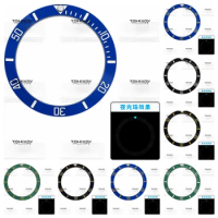 38MM Black Blue Green Ceramic Blue luminous Bezel Insert Fit for ROLEX Men's Mechanical Watch