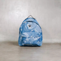 AAPE BY BATHING APE Tas AAPE HEAD CAMO DENIM BLUE BACKPACK 100% ORIGINAL