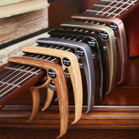 Metal Guitar Capo with Bridge Pin Remover Fit For Acoustic Electric Guitar Bass Ukulele Mandolin Soprano Concert Tenor Baritone