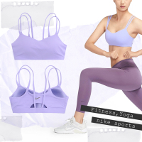 Nike 運動內衣 Alate Trace Bra 紫 輕度支撐 吸濕 快乾 無鋼圈 雙肩帶 細肩帶 瑜珈 DO6609-569