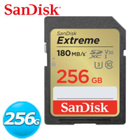 【現折$50 最高回饋3000點】SanDisk Extreme SDXC UHS-I 256GB 記憶卡