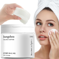JUNGSHEA Glycolic Acid Exfoliate Pads สำหรับสิวAHA Pads Blackheads & Whiteheads-ลดสิวและรูขุมขนอุดตั