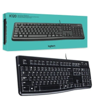 Keyboard Logitech K120 Kabel USB
