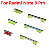 For Redmi Note 8 Pro Power Volume Button Side Key Button On Off Switch Key Replace Repair Spare Parts