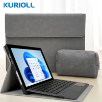 Luxury Leather Case for Microsoft Surface Pro 7 6 5 4 Laptop Tablet Cover Stand for Surface Go Go2 Flip Cases Funda Coque