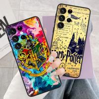 Ring Potters Wand Art Phone Case For Samsung Galaxy S23 S22 S21 S20 FE S10 S10e S9 S8 Ultra Plus Lite Black Soft Cover