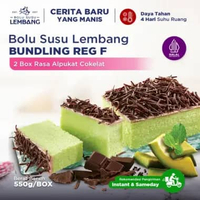 BUNDLING REG F (BOLU SUSU LEMBANG ALPUKAT + ALPUKAT) - Oleh-oleh Khas Bandung