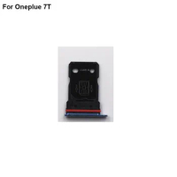 For Oneplus 7T 7 T New Tested Sim Card Holder Tray Card Slot A7010 A 7010 Sim Card Holder Replacement Parts 1+7T