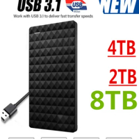 External hard disk 2.5 mobile hard disk external high-definition 2tb 4tb 8tb storage usb3.0 notebook desktop SSD