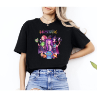 【เสื้อยืด】 เสื้อยืดฮัลโลวีน Huntrix, เสื้อยืด Derpy Tiger, เสื้อยืด Kpop Huntrix