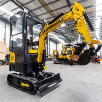 New excavators digger mini 1 ton excavator mini bagger 1.0ton small excavator mini digger with EURO 