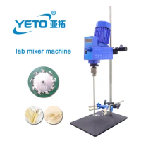 Lab 50ml-20L liquid oil gel bb cosmetic cream lotion sample high speed mixing making machine