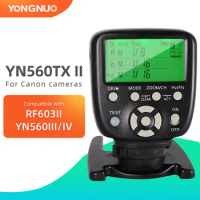 Yongnuo YN560-TX II Wireless Flash Trigger Controller Trasmitter for Yongnuo YN-560III YN560IV Speedlite for Nikon Canon DSLR