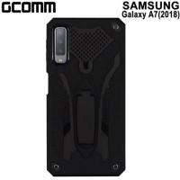 GCOMM SAMSUNG Galaxy A7(2018) 防摔盔甲保護殼 黑盔甲 Solid Armour