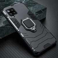 Shockproof Case for Samsung A42 5G A32 A12 A22 A54 A34 A24 A14 LTE A04S Ring Stand Phone Cover for Galaxy M32 M12 M54 5G