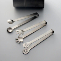 Kẹp inox hình khối băng, kẹp đường, nhíp đồ ăn nướng, kẹp BBQ, ICE CLAMP – dụng cụ phục vụ nhà hàng/