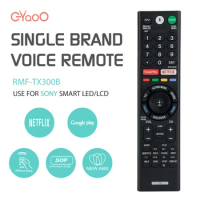 RMF-TX300B Voice Remote Control Replacement For Sony 4K Ultra HD Smart LED TV XBR-43X800E KDL-50W850C RMF-TX200P RMF-TX310U