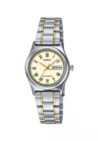 Casio Watches Casio Women's Analog Watch LTP-V006SG-9B Gold Stainless Steel Band Watch for ladies
