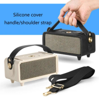 Shockproofs Soft Protective Skin for Marshall EMBERTON II Bluetooth-compatible Speaker Travel Carrying Case with Straps