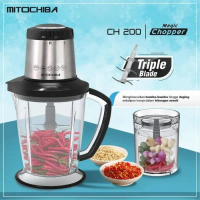 Mito Ch200 Chopper Blender Penggiling Daging 2 Liter|Mitochiba Ch 200 Pasti Promo