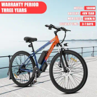 EU Stock 2023 New 1000W Motor Electric Bike 48V15Ah Lithium Battery 29 Inch Tire City Electric Bicycle Life 120km Off-road EBike