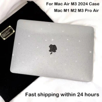 New Ultra Thin Hard Shell Laptop Case For MacBook Air M3 2024 Chip Case For Macbook Pro 14 Case M1 M2 Macbook Pro 13 Cases 16.2