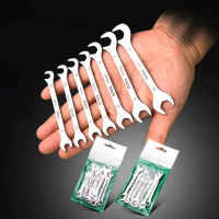 Mini Double Ended Spanner Open-End Wrench Rool Wrench Can be Carried with You 5mm-11mm