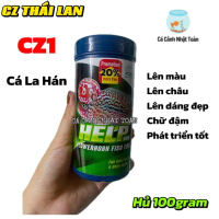 THỨC ĂN CZ1 HỖ TRỢ CÁ LAN HÁN LÊN ĐẦU VÀ DÁNG THÁI LAN 100G