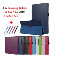 PU Leather Cover For Galaxy Tab S5e 10.5'' Funda Stand Fold Shell for Samsung Galaxy Tab S5e Case SM-T720 SM-T725 Tablet T725