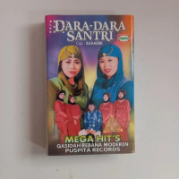 Kaset Dara - Dara Santri Mega Hits Qasidah Rebana Moderen Puspita Records