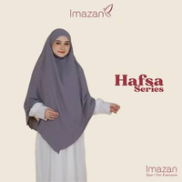 IMAZAN French Khimar Crinkle Airflow Jilbab Instan Syari 4 in 1 Bisa Cadar Ukuran Kecil Hafsa Series