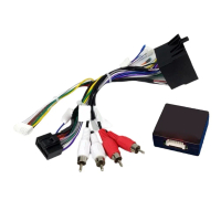 Penyesuai kabel kereta 16 pin dengan kotak dekoder CAN bus untuk Fiat Doblo (2007–2012), 500L (2008–
