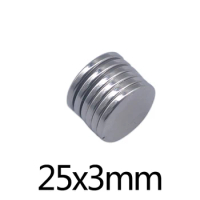5/10/20pcs 25x3 mm N35 Round Magnets 25mm*3mm Neodymium Magnet 25x3mm Permanent NdFeB Super Strong Powerful Magnet 25*3 mm