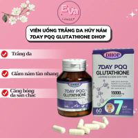 Viên Uống Trắng Da Giảm Nám Tàn Nhang 7DAY PQQ GLUTATHION- Viên Uống Kích Trắng Da 7DAY PQQ hộp 60 V