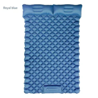 Outdoor Self Double Air Inflatable Mattress TPU Inflatable Camping Tent Sleeping Pad Mats Mattress With Built-in Foot Pump