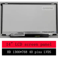 14" Slim LED matrix For ASUS F401A X402C F402C X403M Y481C Y481L R409J laptop lcd screen panel Display Replacement 1366*768 HD
