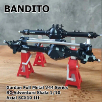 BANDITO Gardan Full Metal V44 JK Scale Portal Integrated Bonggol Samping for RC Adventure Skala 1/10