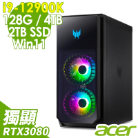 Acer PO7-640 電競桌機 (i9-12900K/128G/4TB+2TSSD/RTX3080 10G/W11)